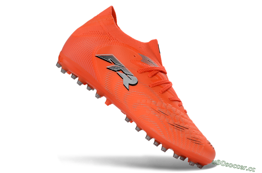 Men's Puma Future 8 Ultimate MG Multi Ground Low-Tops Football Boots - Orange/Bright Flame/Neon Ember 4
