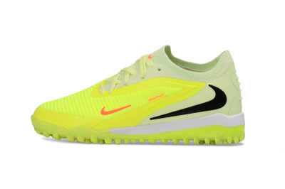 Kids Nike Phantom 6 Elite Low TF Artificial Turf Low-Tops Football Shoes - Yellow/Neon Green/Black