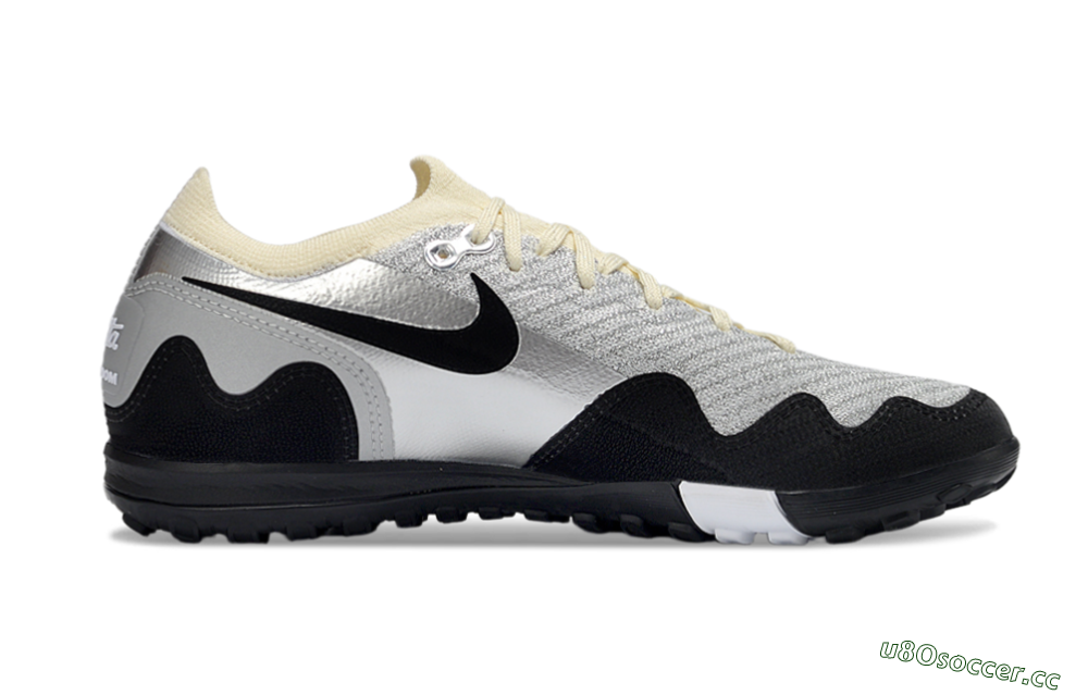 Men's Nike Air Zoom Mercurial Vapor 16 Elite TF Artificial Turf Low-Tops Football Shoes - White/Slate Grey/Soft Cream 5