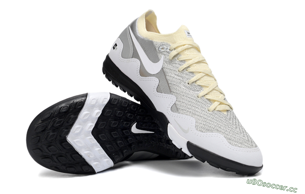 Men's Nike Air Zoom Mercurial Vapor 16 Elite TF Artificial Turf Low-Tops Football Shoes - White/Slate Grey/Soft Cream 1
