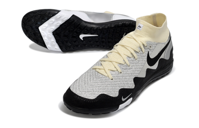 Men's Nike Air Zoom Mercurial Superfly 10 Elite TF Artificial Turf High-Tops Football Shoes - Gray/Light Gray/Black