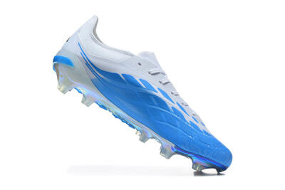 Men's Adidas Predator 26 Elite FG Firm Ground Low-Tops Football Boots - Blue/Sky Blue/Steel Grey