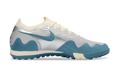 Men's Nike Air Zoom Mercurial Vapor 16 Elite TF Artificial Turf Low-Tops Football Shoes - Blue/Creamy Blue/Soft Grey