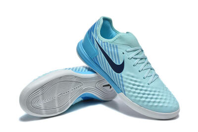 Men's Nike MagistaX Finale 2 IC Indoor & Futsal Low-Tops Football Shoes - Blue/Sky Blue/Light Aqua