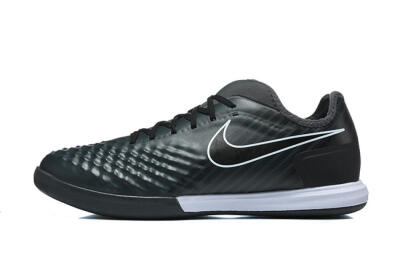 Men's Nike MagistaX Finale 2 IC Indoor & Futsal Low-Tops Football Shoes - Black/Vibrant Green/White