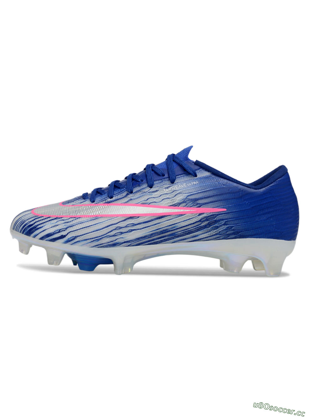 Men's Nike Air Zoom Mercurial Superfly 11 FG Firm Ground Low-Tops Football Boots - Blue/Electric Blue/Neon Pink 2