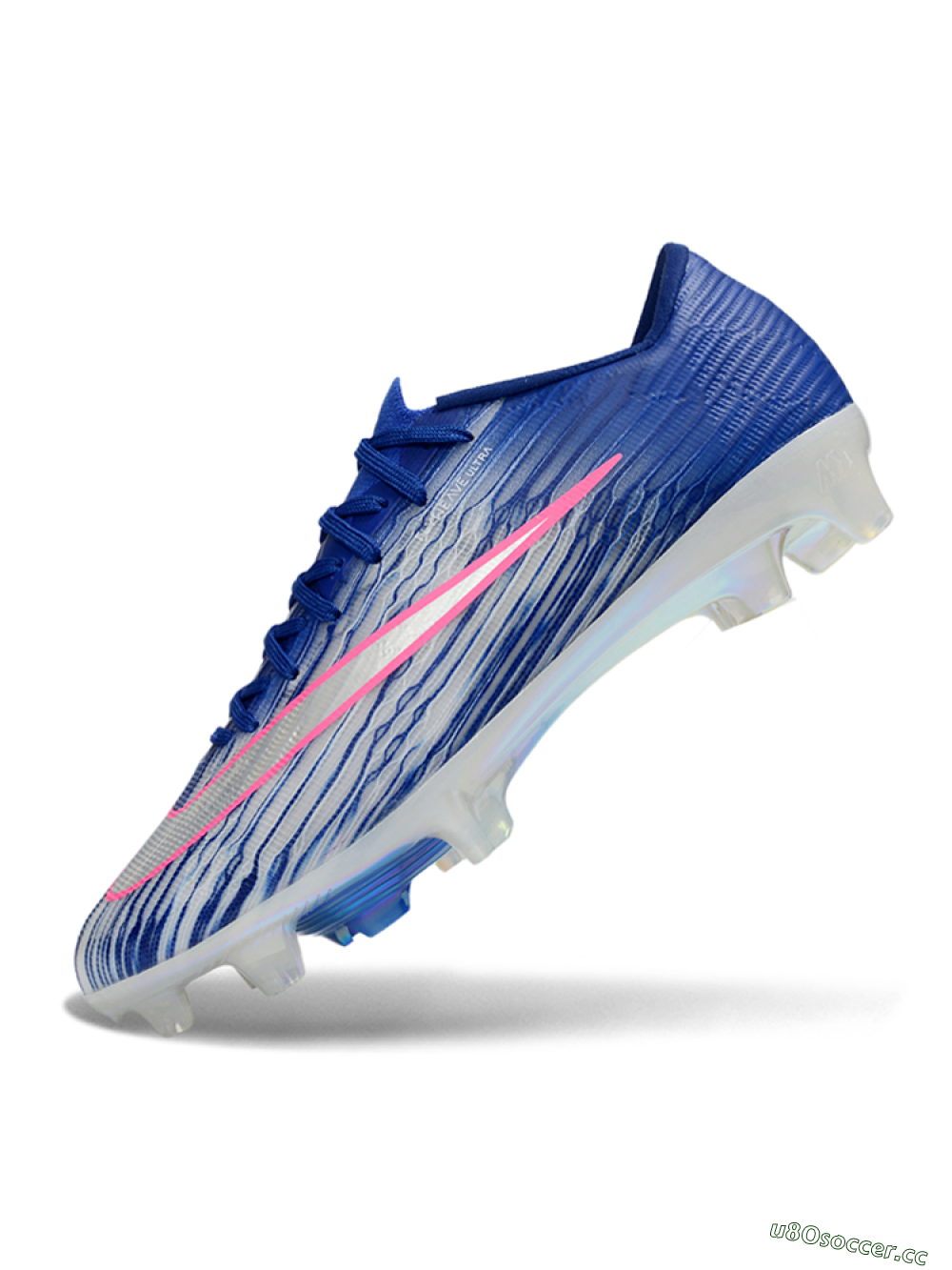 Men's Nike Air Zoom Mercurial Superfly 11 FG Firm Ground Low-Tops Football Boots - Blue/Electric Blue/Neon Pink 4