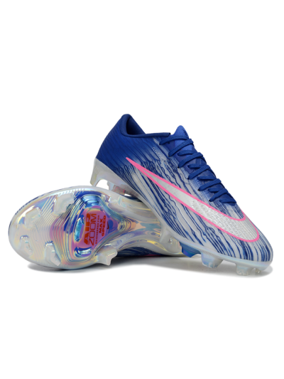 Men's Nike Air Zoom Mercurial Superfly 11 FG Firm Ground Low-Tops Football Boots - Blue/Electric Blue/Neon Pink