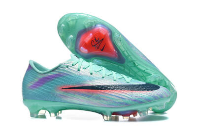 Men's Nike Air Zoom Mercurial Superfly 11 FG Firm Ground Low-Tops Football Boots - Aqua/Mint Green/Coral Pink
