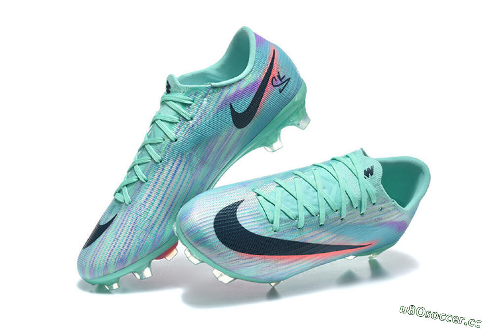 Men's Nike Air Zoom Mercurial Superfly 11 FG Firm Ground Low-Tops Football Boots - Aqua/Mint Green/Coral Pink 6