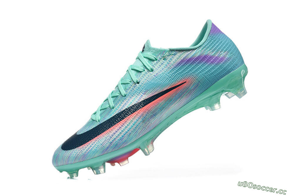 Men's Nike Air Zoom Mercurial Superfly 11 FG Firm Ground Low-Tops Football Boots - Aqua/Mint Green/Coral Pink 8