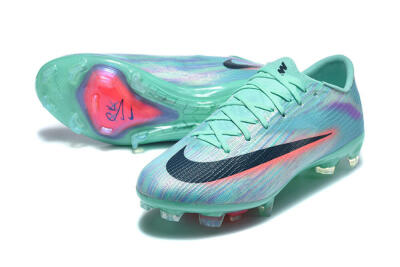 Men's Nike Air Zoom Mercurial Superfly 11 FG Firm Ground Low-Tops Football Boots - Aqua/Mint Green/Coral Pink