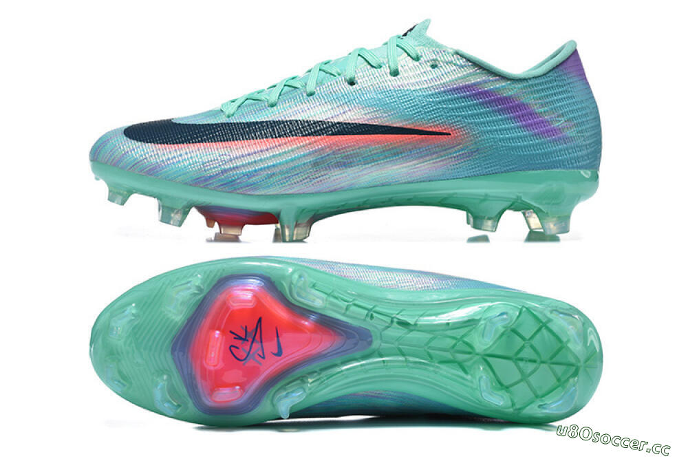 Men's Nike Air Zoom Mercurial Superfly 11 FG Firm Ground Low-Tops Football Boots - Aqua/Mint Green/Coral Pink 1