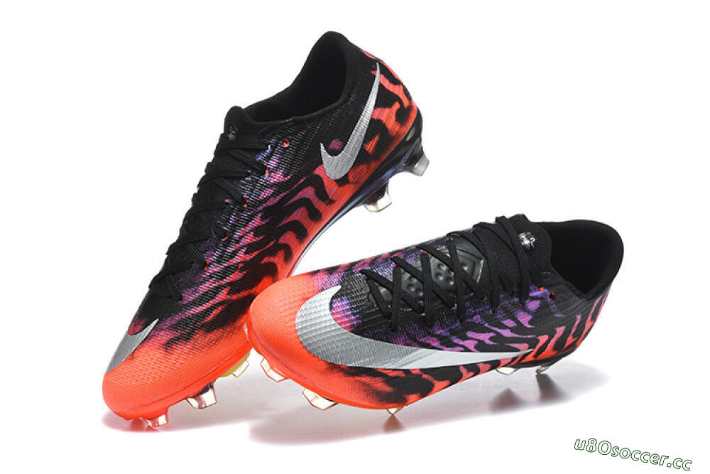 Men's Nike Air Zoom Mercurial Superfly 11 FG Firm Ground Low-Tops Football Boots - Red/Flame Orange/Black 6