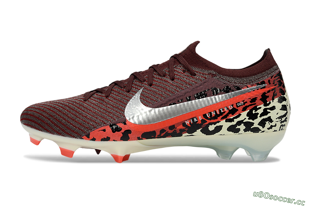 Men's Nike Air Zoom Mercurial Vapor 16 Elite FG Firm Ground Low-Tops Football Boots - Maroon/Fiery Red/Muted Ivory 0
