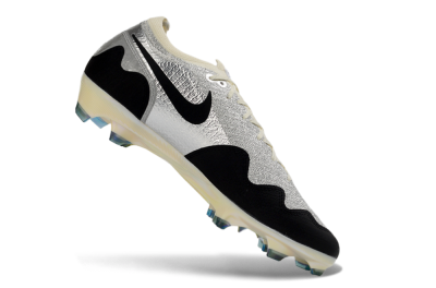 Men's Nike Air Zoom Mercurial Vapor 16 Elite FG Firm Ground Low-Tops Football Boots - Black/Golden Grey/White
