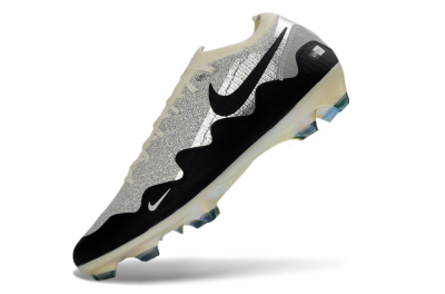 Men's Nike Air Zoom Mercurial Vapor 16 Elite FG Firm Ground Low-Tops Football Boots - Black/Golden Grey/White
