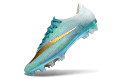Men's Nike Air Zoom Mercurial Superfly 11 FG Firm Ground Low-Tops Football Boots - Aqua/Sea Green/Metallic Gold