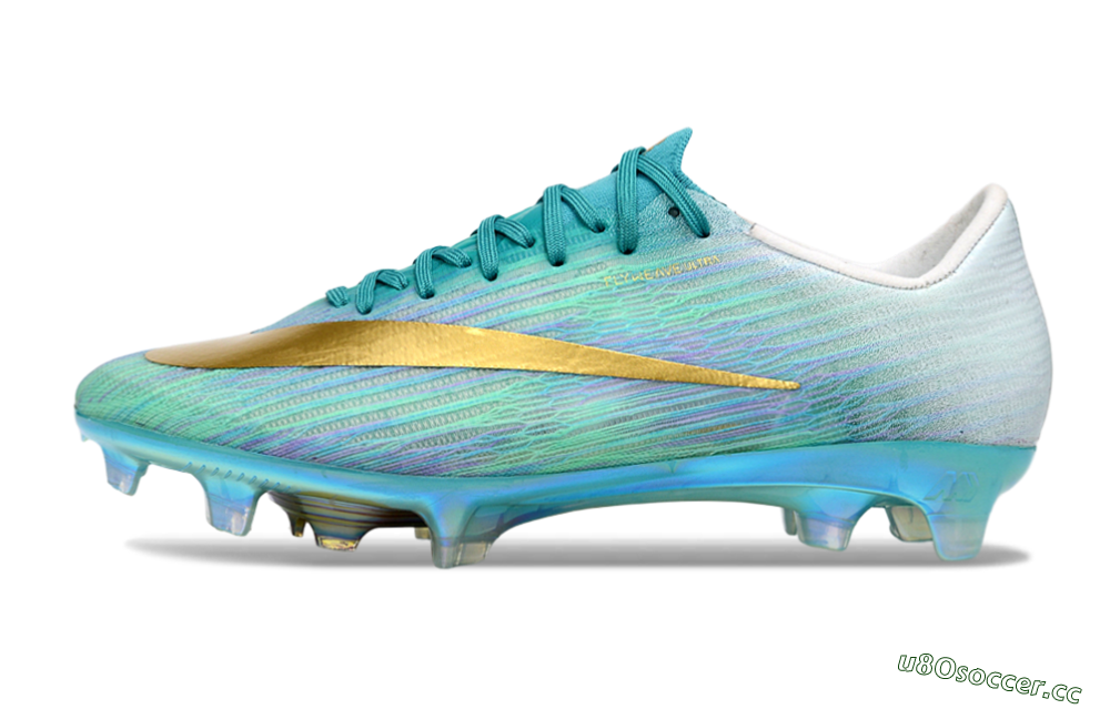 Men's Nike Air Zoom Mercurial Superfly 11 FG Firm Ground Low-Tops Football Boots - Aqua/Sea Green/Metallic Gold 0