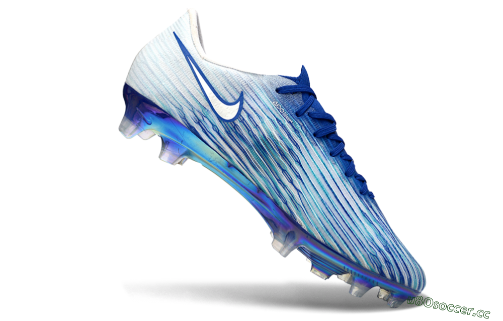 Men's Nike Air Zoom Mercurial Superfly 11 FG Firm Ground Low-Tops Football Boots - Blue/Electric Blue/Iridescent White 4