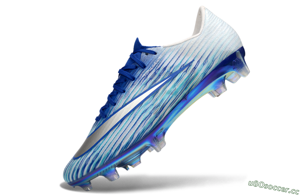 Men's Nike Air Zoom Mercurial Superfly 11 FG Firm Ground Low-Tops Football Boots - Blue/Electric Blue/Iridescent White 5