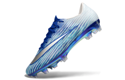 Men's Nike Air Zoom Mercurial Superfly 11 FG Firm Ground Low-Tops Football Boots - Blue/Electric Blue/Iridescent White