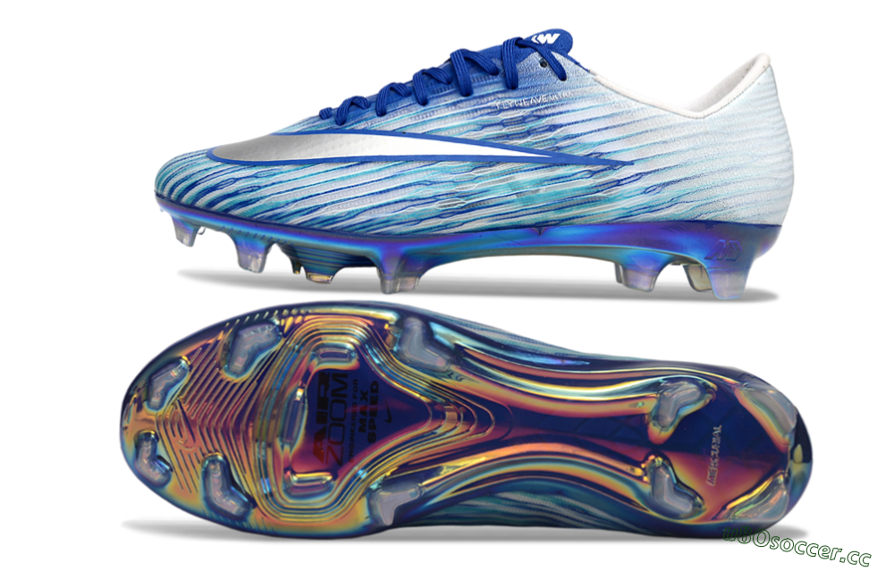 Men's Nike Air Zoom Mercurial Superfly 11 FG Firm Ground Low-Tops Football Boots - Blue/Electric Blue/Iridescent White 1