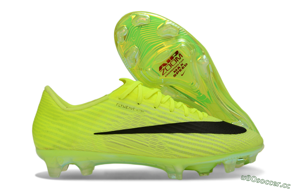 Men's Nike Air Zoom Mercurial Superfly 11 FG Firm Ground Low-Tops Football Boots - Yellow/Vibrant Lime/Electric Green 2