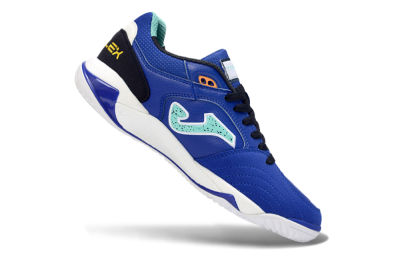 Men's Joma Top Flex IC Indoor & Futsal Low-Tops Football Shoes - Blue/Aquatic Blue/White
