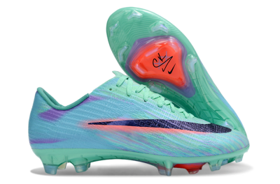 Men's Nike Air Zoom Mercurial Superfly 11 FG Firm Ground Low-Tops Football Boots - Green/Aqua Mist/Fusion Pink