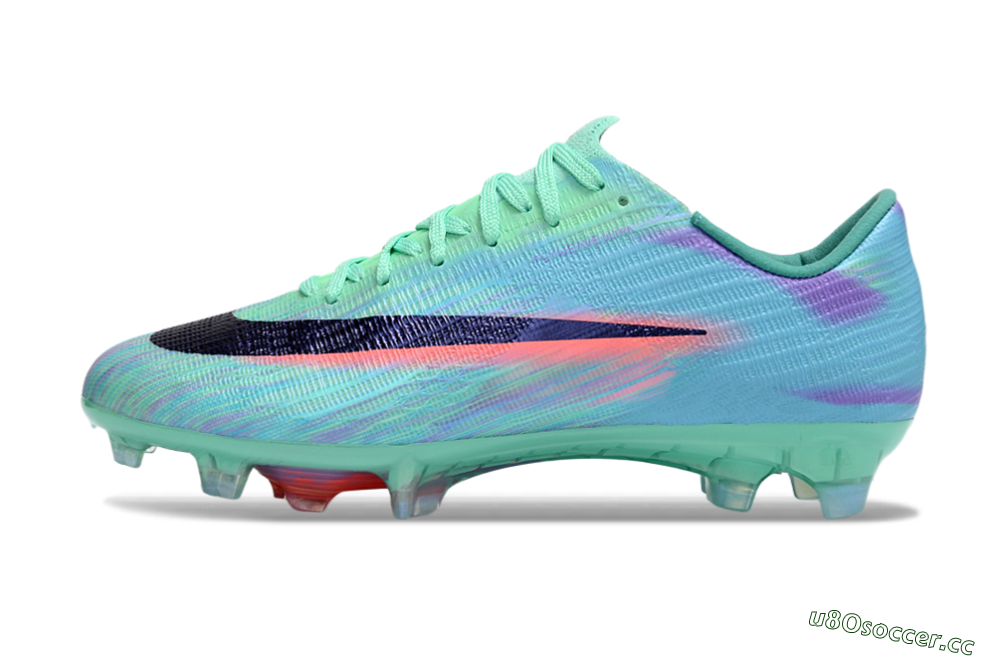Men's Nike Air Zoom Mercurial Superfly 11 FG Firm Ground Low-Tops Football Boots - Green/Aqua Mist/Fusion Pink 0