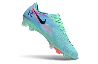 Men's Nike Air Zoom Mercurial Superfly 11 FG Firm Ground Low-Tops Football Boots - Green/Aqua Mist/Fusion Pink