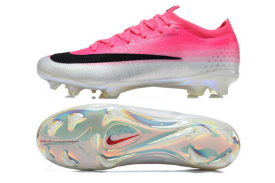 Men's Nike Air Zoom Mercurial Vapor 17 Elite FG Firm Ground Low-Tops Football Boots - Pink/Electric Pink/Black