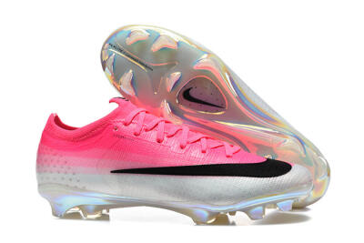 Men's Nike Air Zoom Mercurial Vapor 17 Elite FG Firm Ground Low-Tops Football Boots - Pink/Electric Pink/Black