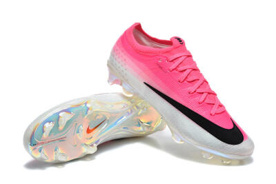 Men's Nike Air Zoom Mercurial Vapor 17 Elite FG Firm Ground Low-Tops Football Boots - Pink/Electric Pink/Black