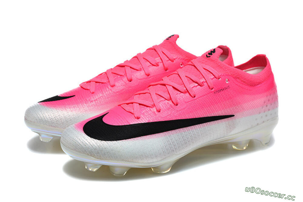 Men's Nike Air Zoom Mercurial Vapor 17 Elite FG Firm Ground Low-Tops Football Boots - Pink/Electric Pink/Black 5