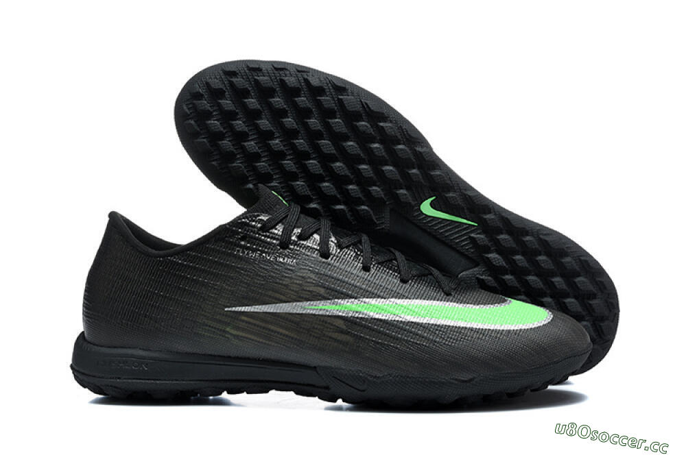 Men's Nike Air Zoom Mercurial Superfly 11 TF Artificial Turf Low-Tops Football Shoes - Black/Neon Green/Phantom Black 2