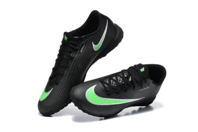 Men's Nike Air Zoom Mercurial Superfly 11 TF Artificial Turf Low-Tops Football Shoes - Black/Neon Green/Phantom Black