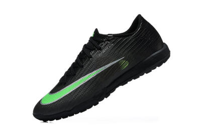 Men's Nike Air Zoom Mercurial Superfly 11 TF Artificial Turf Low-Tops Football Shoes - Black/Neon Green/Phantom Black