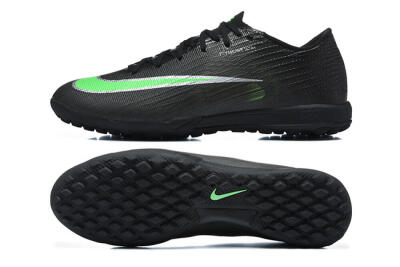 Men's Nike Air Zoom Mercurial Superfly 11 TF Artificial Turf Low-Tops Football Shoes - Black/Neon Green/Phantom Black