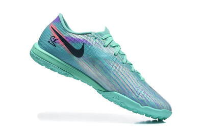 Men's Nike Air Zoom Mercurial Superfly 11 TF Artificial Turf Low-Tops Football Shoes - Aqua/Electric Blue/Coral Pink
