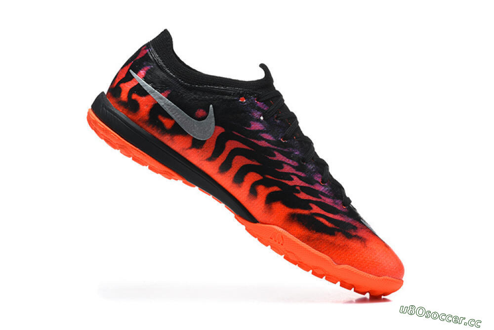 Men's Nike Air Zoom Mercurial Superfly 11 TF Artificial Turf Low-Tops Football Shoes - Orange/Black Fire/Crimson Burst 7