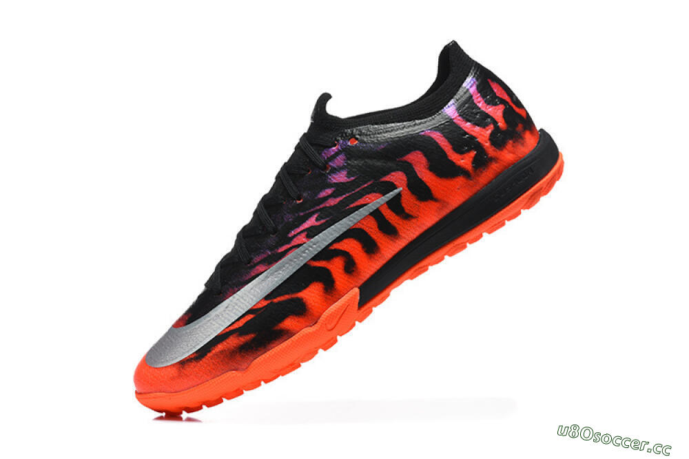 Men's Nike Air Zoom Mercurial Superfly 11 TF Artificial Turf Low-Tops Football Shoes - Orange/Black Fire/Crimson Burst 8