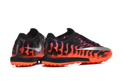 Men's Nike Air Zoom Mercurial Superfly 11 TF Artificial Turf Low-Tops Football Shoes - Orange/Black Fire/Crimson Burst