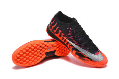 Men's Nike Air Zoom Mercurial Superfly 11 TF Artificial Turf Low-Tops Football Shoes - Orange/Black Fire/Crimson Burst