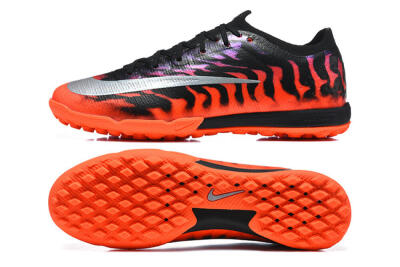 Men's Nike Air Zoom Mercurial Superfly 11 TF Artificial Turf Low-Tops Football Shoes - Orange/Black Fire/Crimson Burst