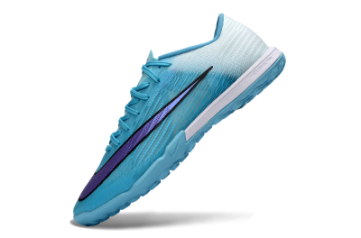 Men's Nike Air Zoom Mercurial Superfly 11 TF Artificial Turf Low-Tops Football Shoes - Aqua/Sky Blue/Deep Purple