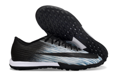 Men's Nike Air Zoom Mercurial Superfly 11 TF Artificial Turf Low-Tops Football Shoes - Black/Ice Blue/White