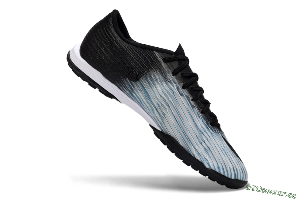 Men's Nike Air Zoom Mercurial Superfly 11 TF Artificial Turf Low-Tops Football Shoes - Black/Ice Blue/White 4