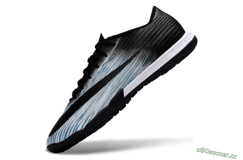 Men's Nike Air Zoom Mercurial Superfly 11 TF Artificial Turf Low-Tops Football Shoes - Black/Ice Blue/White 5